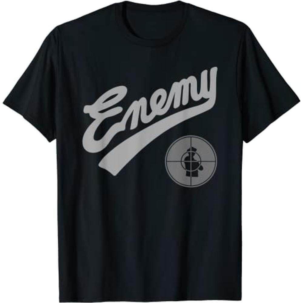 Public Enemy Enemy Target Black Grey T Shirt